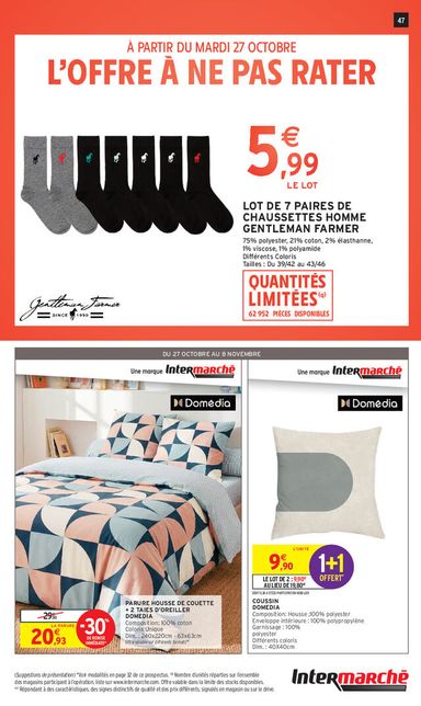 Catalogue Intermarché - Intermarché valable dès le 27/10 au 08/11 - page 34