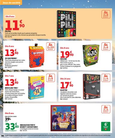 Catalogue Auchan - Auchan - Jouets de Noël valable dès le 16/10 au 06/12 - page 98