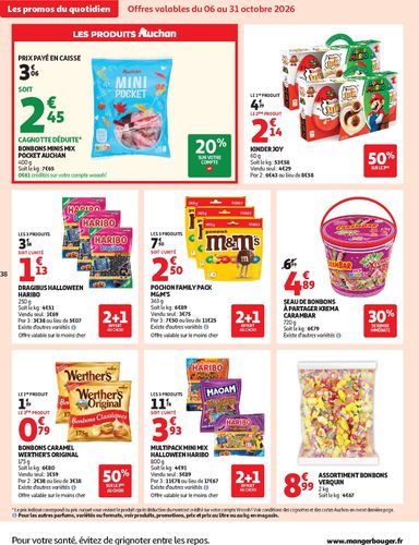 Folder Auchan - Auchan - Le Goût du Réconfort van 06/10 tot 18/10 - side 38
