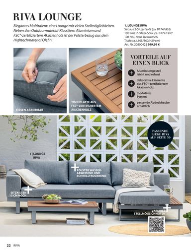 Prospekt Dehner - Dehner - Gartenmöbel Trends gültig ab 02.03. bis 31.10. - seite 22