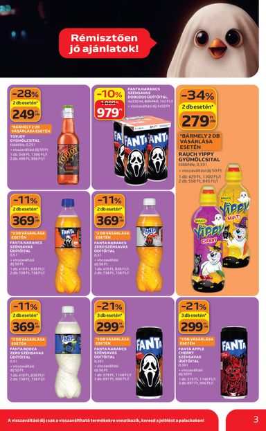 Akciós újság Auchan - Auchan - Halloweeni ajánlataink érvényes 10.22.-tól 10.28.-ig - 3 oldal