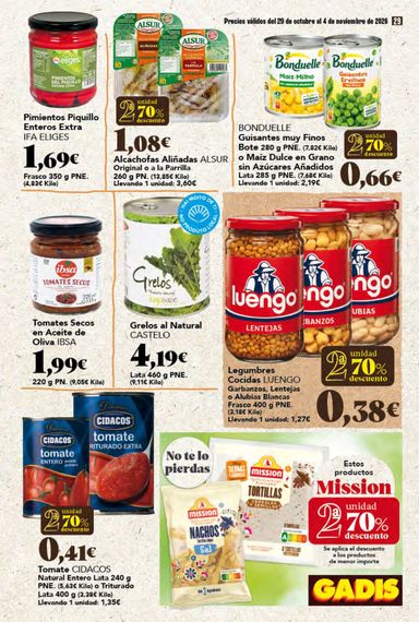 Folleto Gadis - Gadis del 29/10 al 04/11 - página 29