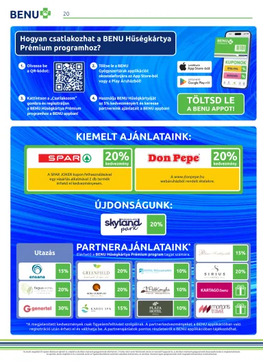Akciós újság Benu - Benu érvényes 10.01.-tól 10.31.-ig - 20 oldal