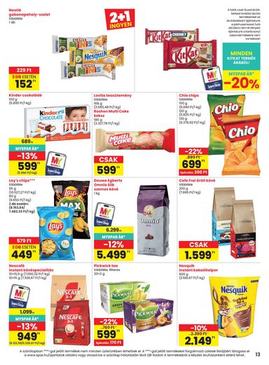 Akciós újság Spar - SPAR érvényes 10.29.-tól 11.04.-ig - 13 oldal