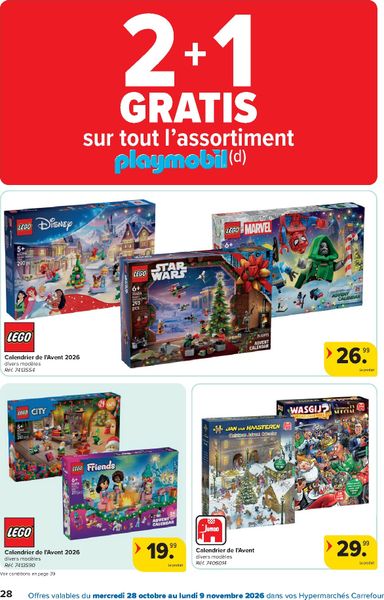 Folder Carrefour - Carrefour Hypermarchés van 28/10 tot 09/11 - side 28