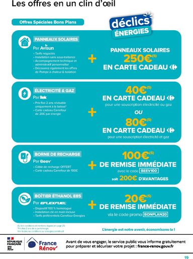 Catalogue Carrefour - Carrefour - Livre Blanc 2026 Energies valable dès le 22/09 au 31/10 - page 19
