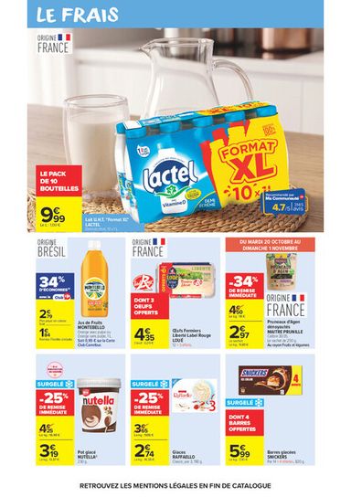 Catalogue Carrefour Market - Carrefour Market valable dès le 20/10 au 01/11 - page 38