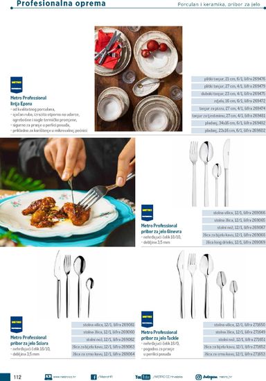 Katalog Metro - Metro - Poslovna rješenja - Trattoria vrijedi od 04.03. do 31.12. - stranica 112