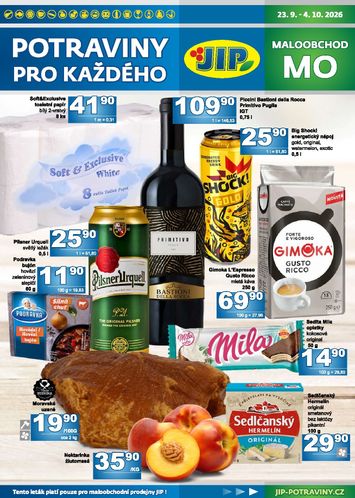 Leták JIP - JIP - Maloobchod od 23.09. do 04.10. - strana 1