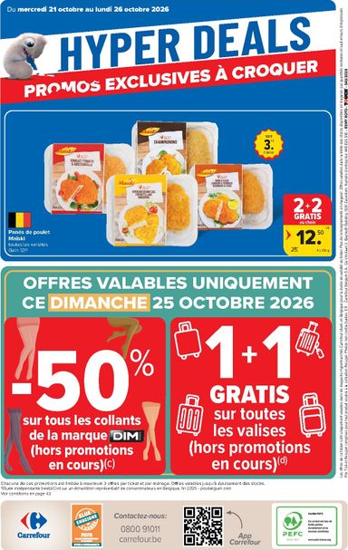 Folder Carrefour - Carrefour Hypermarchés van 21/10 tot 02/11 - side 44