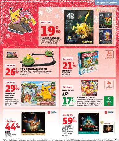 Catalogue Auchan - Auchan - Jouets de Noël valable dès le 16/10 au 06/12 - page 63