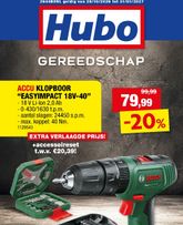 Hubo - Gereedschap folder geldig vanaf woensdag 28/10/2026