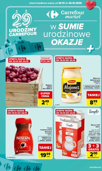 Gazetka Carrefour - Carrefour - Market od 20.10. do 26.10. - strona 1