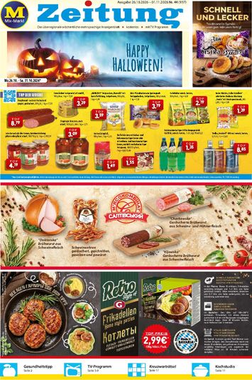 Prospekt Mix Markt - Mix Markt gültig ab 26.10. bis 01.11. - seite 1
