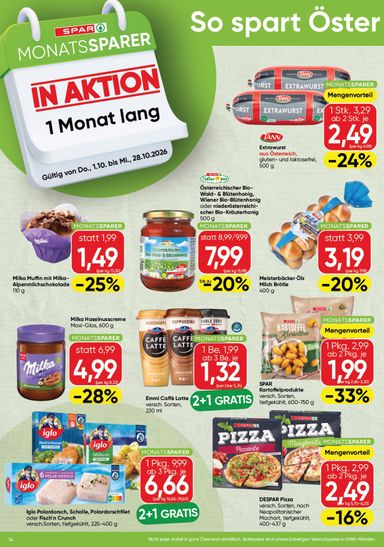 SPAR-Flugblatt - SPAR - Monatssparer gültig ab 01.10. bis 28.10. - seite 2