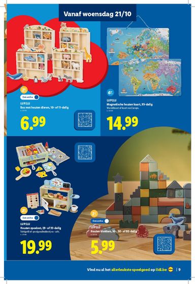 Folder Lidl - Lidl - Speelgoedboekje van 21/10 tot 24/11 - side 9