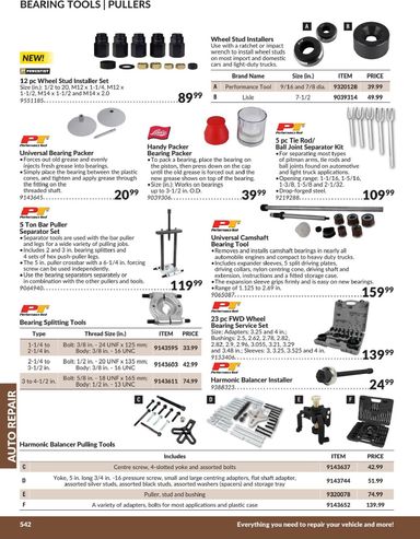 Flyer Princess Auto - Princess Auto - Auto Repair valid since 04-21 until 12-31 - page 78