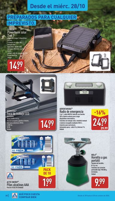 Folleto ALDI - ALDI del 26/10 al 01/11 - página 20