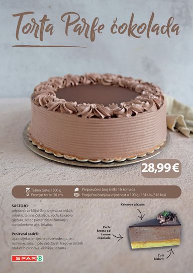 Katalog INTERSPAR - Interspar - Torte vrijedi od 10.08. do 31.12. - stranica 7