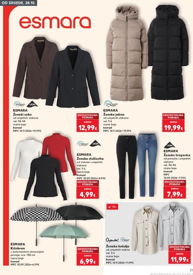 Katalog Kaufland - Kaufland - Neprehrambenih proizvoda vrijedi od 28.10. do 03.11. - stranica 21