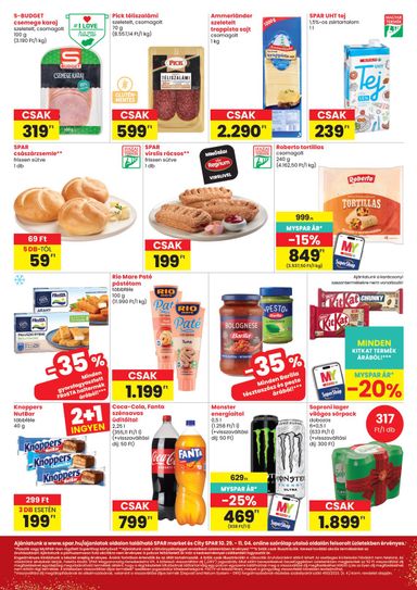 Akciós újság Spar - SPAR - Market, City érvényes 10.29.-tól 11.04.-ig - 2 oldal
