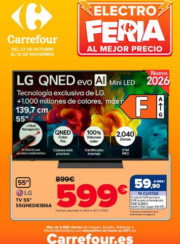 Folleto Carrefour - Carrefour - Electro Feria del 27/10 al 10/11 - página 1