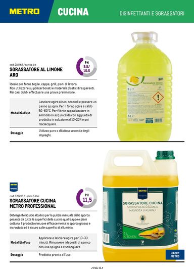 Volantino METRO - Metro - Catalogo Detergenza valido dal 04/06 al 04/06 - pagina 15