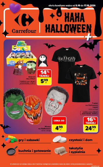 Gazetka Carrefour - Carrefour - Halloween od 05.10. do 17.10. - strona 1