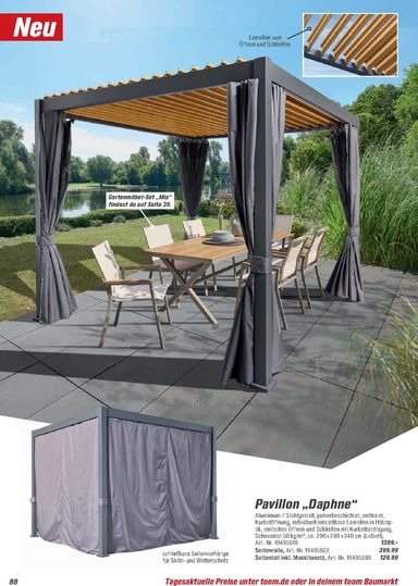 Prospekt toom - Toom - Gartenmöbel & Solar-Leuchten gültig ab 01.03. bis 31.12. - seite 88