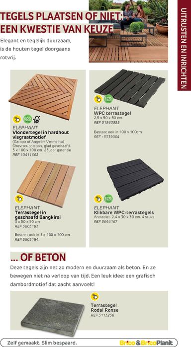 Folder Brico - Brico - Tuin catalogus van 01/03 tot 31/12 - side 229