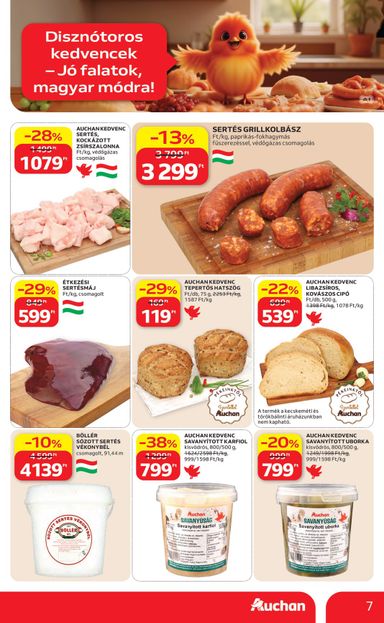 Akciós újság Auchan - Auchan Hipermarket érvényes 10.22.-tól 10.28.-ig - 7 oldal