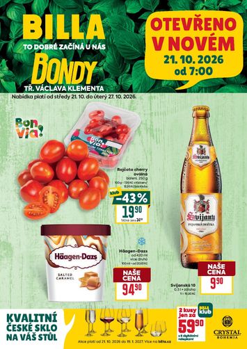 Leták Billa - Billa - Speciál: Mladá Boleslav od 21.10. do 27.10. - strana 1