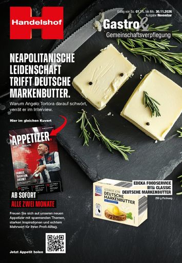 Prospekt Handelshof - Handelshof - Gastro & GV gültig ab 01.11. bis 30.11. - seite 1