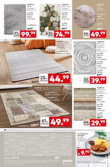 Prospekt porta - Porta gültig ab 19.10. bis 24.10. - seite 9