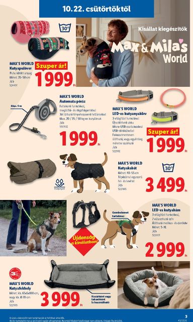 Akciós újság Lidl - Lidl - Nonfood érvényes 10.22.-tól 10.28.-ig - 3 oldal