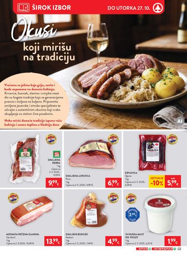 Katalog SPAR - SPAR vrijedi od 21.10. do 27.10. - stranica 15