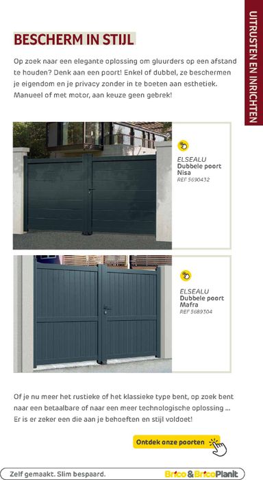Folder Brico - Brico - Tuin catalogus van 01/03 tot 31/12 - side 261