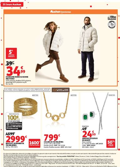 Catalogue Auchan - Auchan - 25 jours valable dès le 27/10 au 01/11 - page 54
