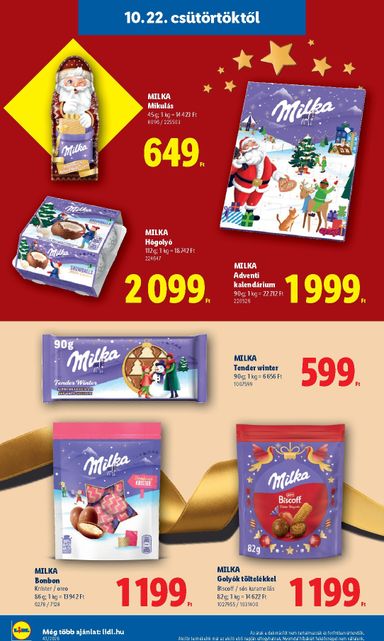 Akciós újság Lidl - Lidl - Favorina érvényes 10.22.-tól 12.24.-ig - 16 oldal