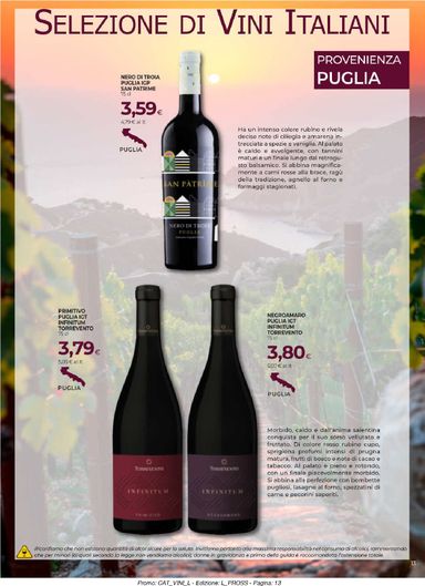 Volantino Coop - Coop - Selezione di Vini Italiani valido dal 22/10 al 18/11 - pagina 13