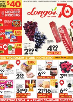 Longo's flyer from Thursday 10-29