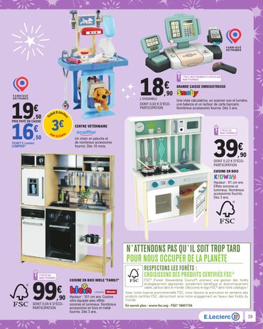 Catalogue E.Leclerc - E.Leclerc - Jouets de Noël valable dès le 20/10 au 05/12 - page 39