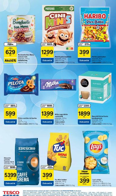 Akciós újság Tesco - Tesco szupermarket érvényes 10.21.-tól 10.28.-ig - 6 oldal