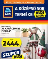 Aldi - Középső sor termékei, érvényes csütörtöktől 2026.10.15.