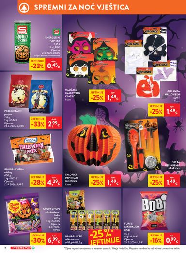 Katalog INTERSPAR - Interspar - Spremni za noć vještica vrijedi od 14.10. do 27.10. - stranica 2