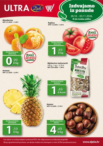 Katalog Djelo - Djelo - Trajanje akcije vrijedi od 28.10. do 03.11. - stranica 1