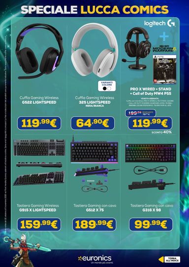 Volantino Euronics - Euronics - Speciale Lucca Comics valido dal 22/10 al 09/11 - pagina 5