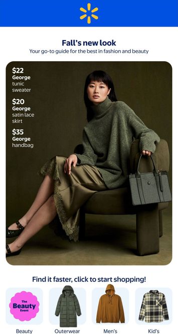 Flyer Walmart - Walmart - Fall into Style valid since 09-10 until 10-21 - page 1