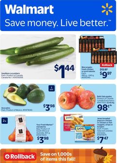 Walmart flyer from Thursday 10-15