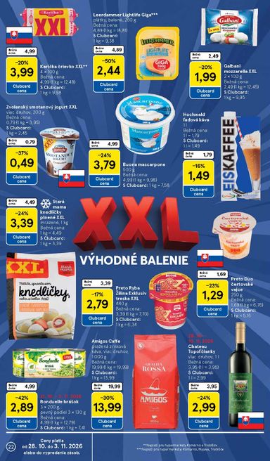 Leták Tesco - Tesco od 28.10. do 03.11. - strana 22